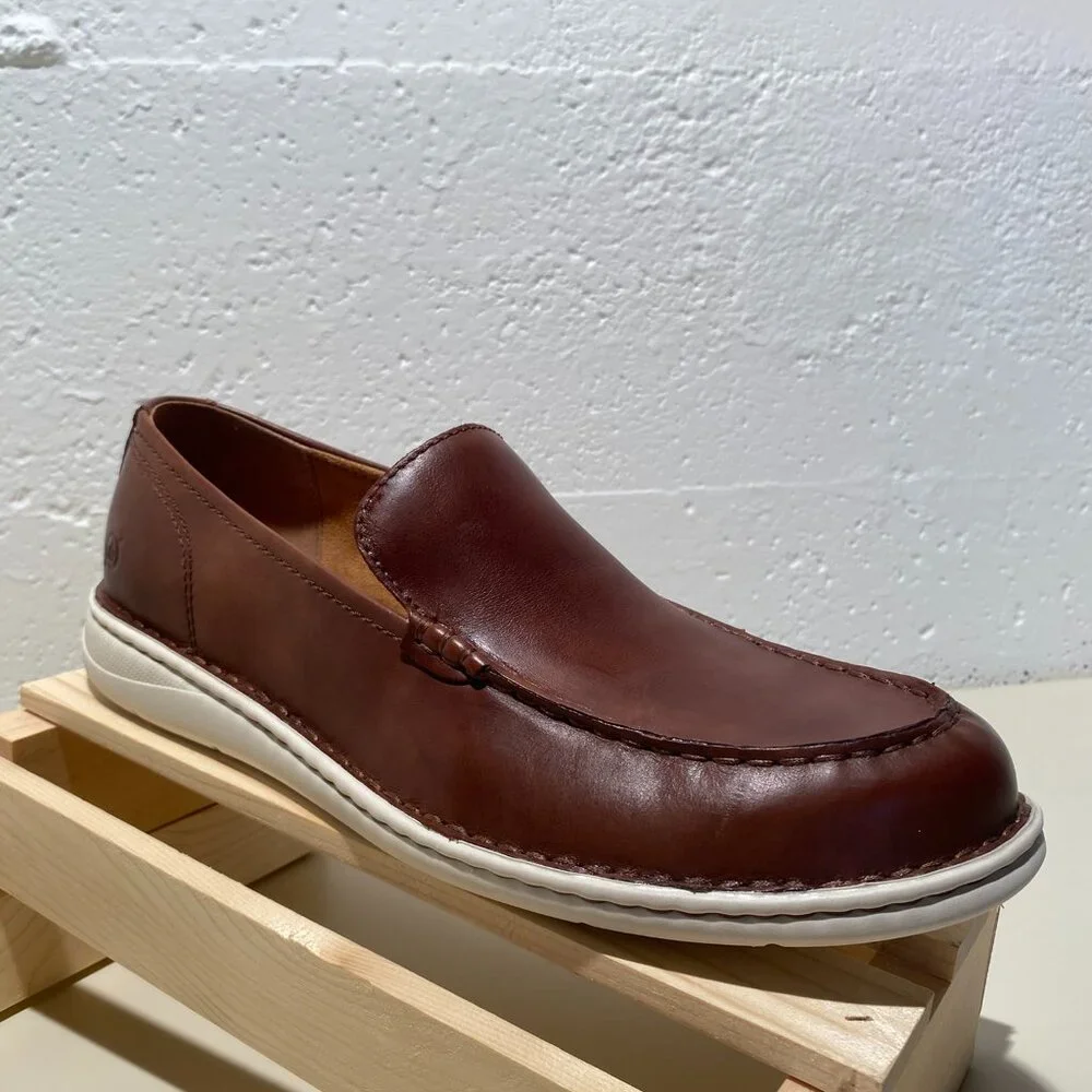 Born Men's Thaton Leather Slip On Loafers - NWOB - Picture 5 of 12